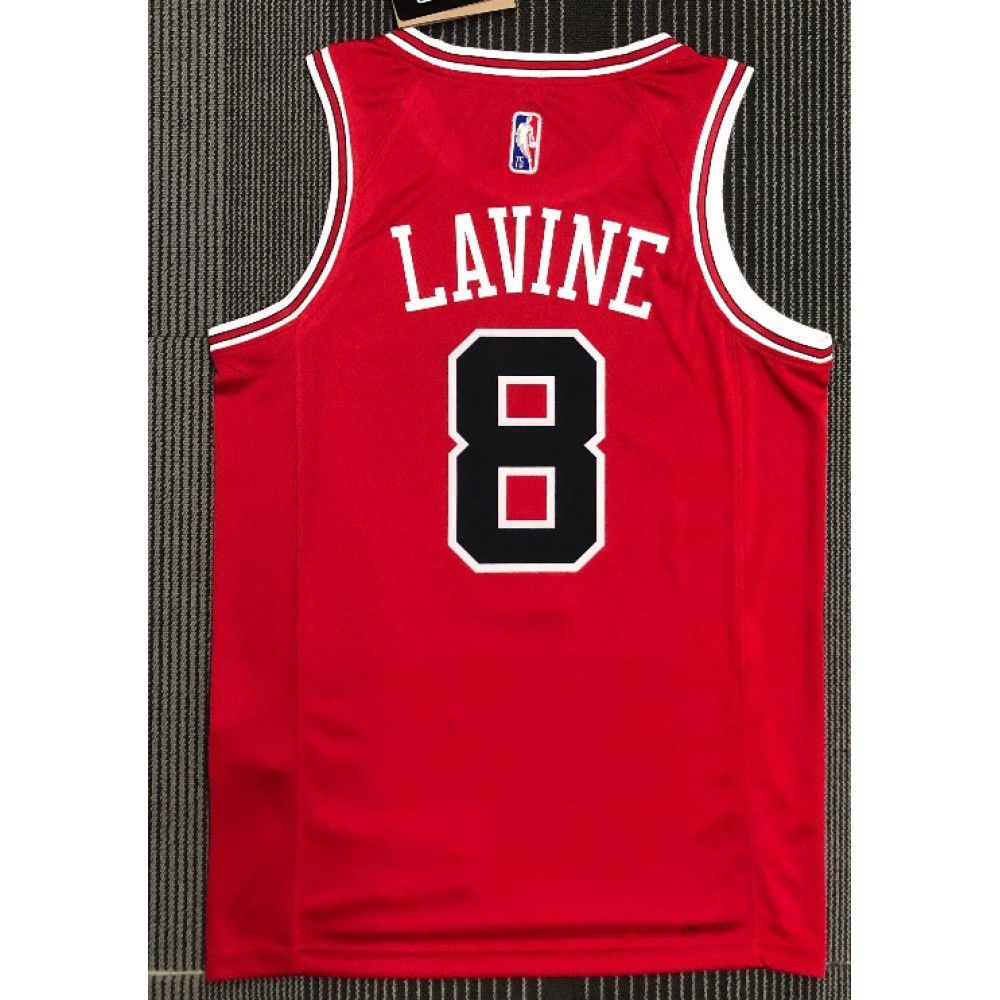 Men's Chicago Bulls Zach LaVine #8 Red 2021 Swingman NBA Jersey - Icon Edition-Pro Kit Vault | Brand New 26/27 Sports Jerseys